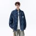 Spring And Autumn American Style Denim For Men, Trendy Brand 2025 New High-End Checkered Loose Retro Jacket_mkmklike.com