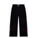 Vintage Print Straight Leg Jeans For Men, Relaxed Fit Loose Trousers, Retro Floral Pattern, Comfortable Cotton Blend, Casual Wide Leg Pants_mkmklike.com