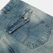 Washed Distressed White Denim Punk Street Style Pocket Cargo Straight Men's Vintage Ripped Wide-Leg Pants_mkmklike.com