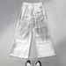 Dirty Dyed Washed White Jeans Men's Trendy Brand Wasteland Style Niche Straight Pants_mkmklike.com