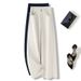 Winter Fleece-Lined Straight Leg Jeans – High Waist, Stretch Comfort, Classic Versatility (95% Cotton, Minimalist Chic, Office-Ready Elegance)_mkmklike.com