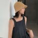 Hot Sale Foldable Handmade Fisherman Straw Sunscreen Sweet Summer Vacation Casual Holiday Women's Girls Fashion Bucket Beach Hat_mkmklike.com