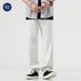 Pure Muqiu Clothing | Lyocell Ripped White Jeans Men's American Style Draped Loose Straight Casual Wide-Leg Pants_mkmklike.com
