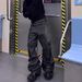 High Street Raw Denim Patchwork Jeans – Men’s Clean Fit Wide-Leg Trousers (Vintage Washed, Double Waistband, S-3XL, Retro Streetwear)_mkmklike.com