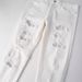 White Diamond Embellished Ripped Patch High Street Elastic Slim Fit Jeans Men's Pants_mkmklike.com
