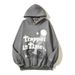 Women's Clothing high street hip hop Travis retro distressed trapped in time foam printed hoodie sweatshirt_mkmklike.com