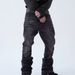 American Street Hip-hop Heavy-duty Basic Dark-toned High-street Extended-length Youth Retro Rock Flared Jeans_mkmklike.com