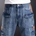 Factory Direct Sales Foreign Trade Ami Kaji Retro Jeans Men's Multi-pocket Tooling Skateboard Pants Men's Locomotive Hip-hop Pants_mkmklike.com