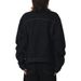 Unisex American Retro High End Black Denim Jacket Loose Fit Versatile Casual Workwear Top Unique Style_mkmklike.com