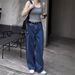 2026 New Autumn Plus Size High-Waisted Straight-Leg Jeans Women, Slimming For Pear-Shaped Figures, Loose Design,_mkmklike.com