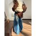 ICC Guangzhou Thirteen Lines Vintage Washed White Flocked Cuffed Wide-Leg Loose Jeans For Women 10581_mkmklike.com