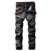 Men's straight retro trendy pants_mkmklike.com