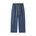 Men's Star-Printed Denim Pants – Relaxed Straight-Leg Streetwear Jeans For Casual Wear Fashion Trends_mkmklike.com