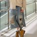 Unisex Distressed Denim Capri Pants Vintage Washed Wide-Leg Shorts For Men And Women Breathable Cotton Blend_mkmklike.com