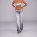TK Jeans Women's Low Rise Flared Patchwork Y2K Style Designers_mkmklike.com