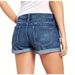 Women's High-Waisted Stretch Ripped Denim Shorts Casual Relaxed Everyday Wear Comfortable Feshion_mkmklike.com