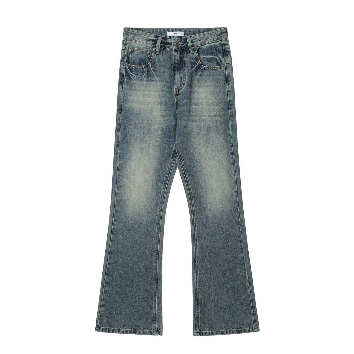 Men's Clothing And Women Washed Slim Fit Simple Trendy Machete Loose Casual Trousers_mkmklike.com