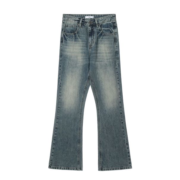 Men's Clothing And Women Washed Slim Fit Simple Trendy Machete Loose Casual Trousers_mkmklike.com