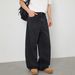 Vintage Washed Black Jeans For Men – High Street Relaxed Fit Straight-Leg Denim Pants (Cotton Blend, Mid-Rise, Button Fly, S-Xxxl)_mkmklike.com