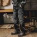 Men's Heavyweight Retro Overalls Pants Loose Large Size Straight Wide Leg Jeans For Autumn_mkmklike.com
