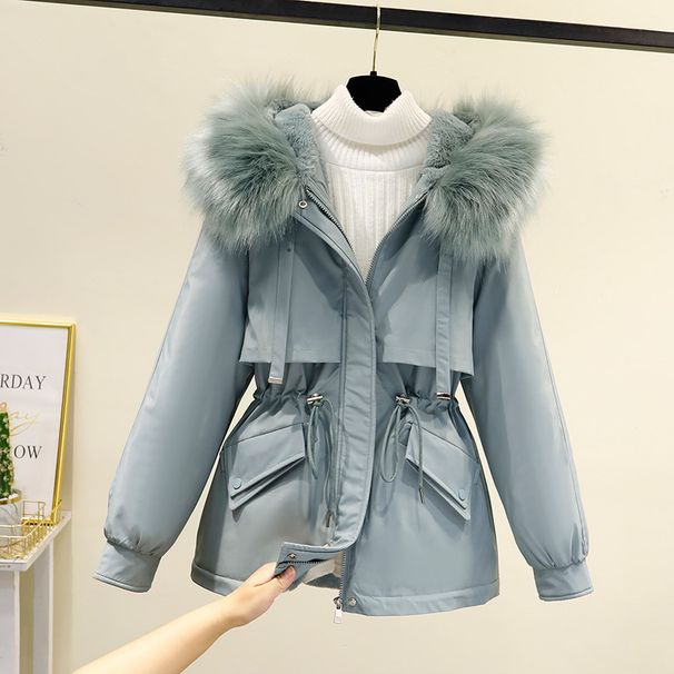 Women's Clothing new winter style parkas, versatile cotton coats for women, Korean style short cotton coats, loose coats and cotton padded jackets_mkmklike.com