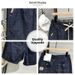 Men's Clothing Men's Stylish Casual Denim Shorts Trendy Summer Style Drawstring Mid-Length Retro Five Point Pants With Pocket Details_mkmklike.com