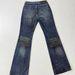 Cleanfit Vintage Washed Jeans – Distressed Bootcut Denim Pants With Splatter Paint Effect_mkmklike.com