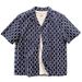Vacation-style Cuban Collar Short-sleeve Floral Shirt For Men, Summer Lightweight Beach Shirt, 2026 New Model_mkmklike.com