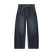 Women's Classic High Waist Relaxed Straight Jeans - Vintage Denim Pants With Button Details, Comfortable & Stylish (Blue, Light Blue, Dark Blue)_mkmklike.com