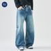 Nordmann Muqiu Men's Clothing | 2025 Autumn New American Style Baggy Scimitar Jeans Unisex Loose Draped Wide-Leg Pants_mkmklike.com