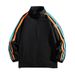 Live Streaming Men's Spring 2022 New Windbreaker Trendy Handsome Loose Fit Autumn And Winter Baseball Jacket One Piece_mkmklike.com