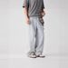 Men's Distressed Wrap Jeans - Avant-Garde Washed Denim Pants With Structured Fit For Casual Streetwear_mkmklike.com
