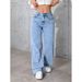 Retro High-Waisted Wide Leg Jeans For Women – Vintage Loose Fit Denim Pants (Light Blue, S-2xl) Fashion Trends_mkmklike.com