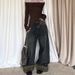 Trendy Patchwork Y2K Retro Leopard Print Wide-Leg Jeans For Women, Versatile Niche American Style Loose Straight Pants_mkmklike.com