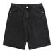 Men's Trendy Casual Hip Hop Denim Shorts Solid Color Skateboard Pants Streetwear_mkmklike.com