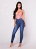 K Ladies' Slimming Elastic Jeans Pencil Pants_mkmklike.com