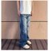 "Lightning Bolt Ripped Jeans – High-Waisted Slim Straight Fit | Hip-Hop Streetwear For Men & Women"_mkmklike.com
