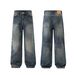 Cleanfit High Street Jeans – Light Blue Washed Straight-Leg Denim For Men & Women (S-3XL)_mkmklike.com