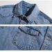 Spring Autumn Washed Workwear Denim Shirt Jacket For Men, American Style Trendy Brand Loose And Casual Design, Lapel Top_mkmklike.com