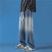 Black Gradual Change Jeans Men's Summer American High Street Trendy Brand Straight Loose Wide Leg Fried Street Ruffian Handsome Pants_mkmklike.com