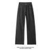 American Retro Autumn And Winter Cleanfit Flared Wide-leg Jeans For Men, Trendy Brand, Loose-fitting, Drapey,_mkmklike.com