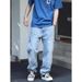 Men's Clothing Retro Wide-Leg Jeans For Men - 90s Vintage Relaxed Fit Denim Pants With Mid-Rise Comfort_mkmklike.com