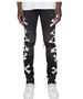 Men's Stretch Skinny Jeans - Trendy Ripped & Bone Print Denim Pants For Streetwear | Comfort Fit, Washed & Distressed Style_mkmklike.com