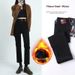 New Autumn And Winter Fleece-lined Women's Jeans, High-waisted, Slim-fit, Flattering For Petite Figures, Popular_mkmklike.com