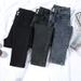 High-Waisted Skinny Jeans For Women – Stretch Slim Fit Retro Blue Denim Pants | Flattering Figure-Hugging Design (Classic Wash, Black, Grey Options)_mkmklike.com