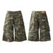 Men's Clothing Destruction Camouflage Pants Men And Women Summer New Fashion Brand Workwear Seven Point Shorts_mkmklike.com