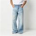 Men's Classic Straight-Leg Jeans – Vintage Washed Denim With Cat Whiskers, All-Season Stretch Comfort (Minimalist, Timeless, Versatile)_mkmklike.com