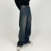Nordmann Washed Vintage Jeans Men Straight New Casual Pants American High Street Trend Loose Long Trousers_mkmklike.com