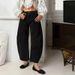 Women's Clothing Loose Casual Pants Slim Stretch Harem Pants Hot Girl Style Wide Leg Pants_mkmklike.com