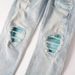 Men's Clothing Fashion Brand American Style Ripped Retro Jeans Patch Elastic Slim Fit Casual Men's High Street Men's Pants 645_mkmklike.com